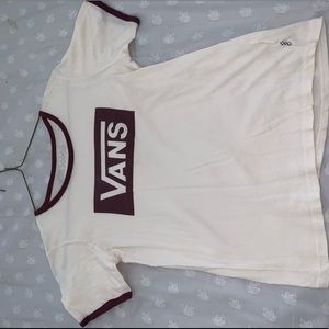 A vans shirt or crop top